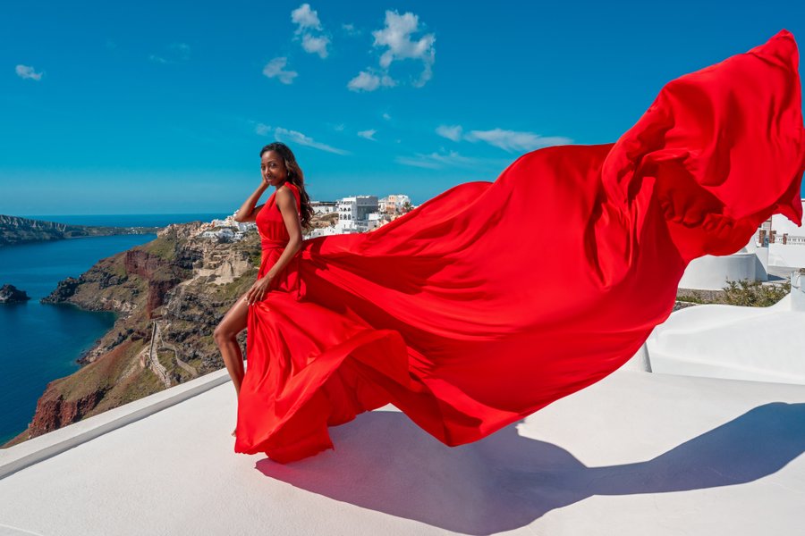 Professional Flying Dress Photoshoot photo 2