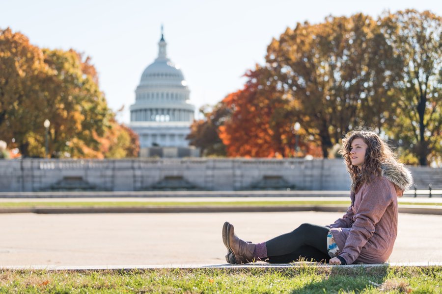 Autumn photoshoot at Tidal Basin photo 4