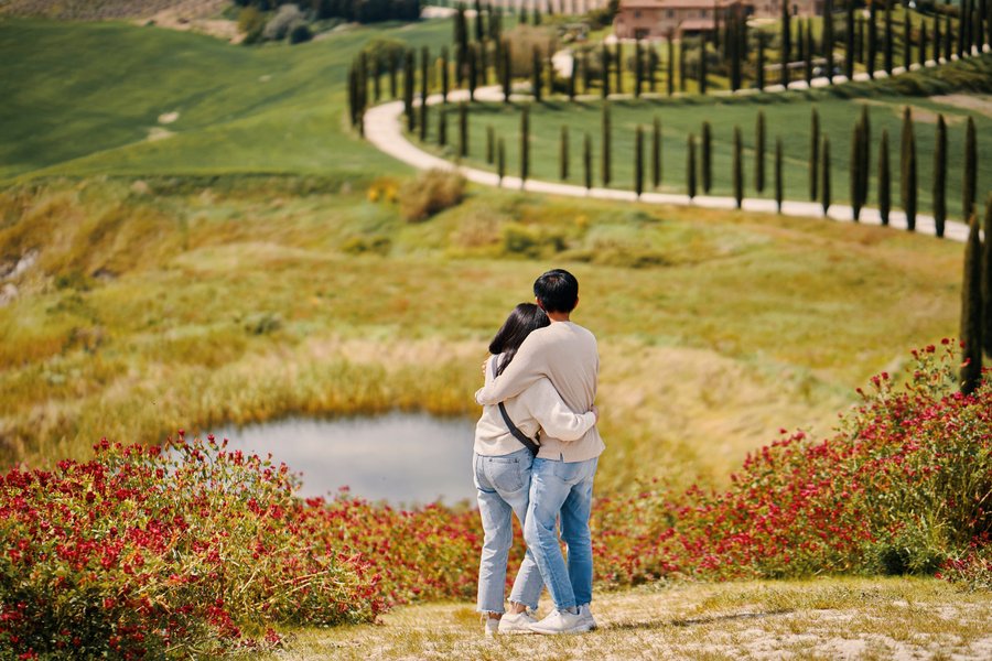 Photoshoot at Val d'Orcia, Siena — photo 1