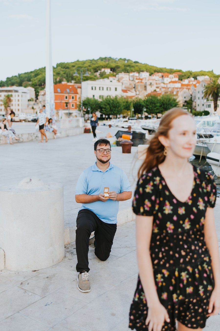 Romantic photoshoot at Riva Waterfront Promenade, Split — photo 3
