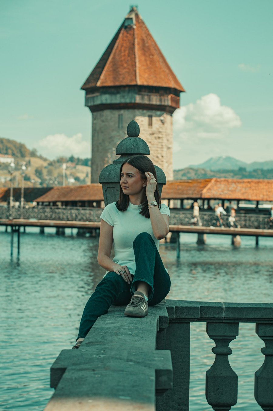 Photoshoot at Chapel Bridge, Lucerne — photo 8