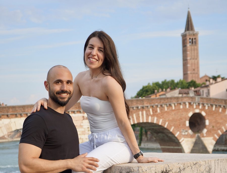 Romantic photoshoot at Ponte Pietra, Verona — photo 5