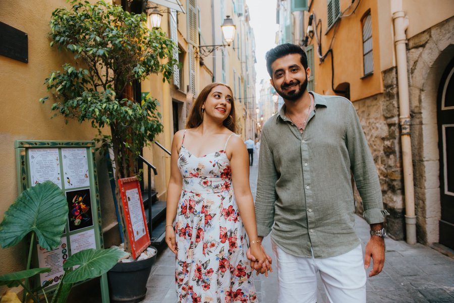 Romantic photoshoot in Menton — photo 7