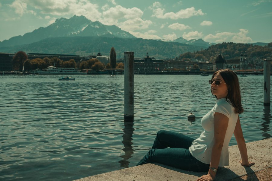 Photoshoot at Chapel Bridge, Lucerne — photo 3