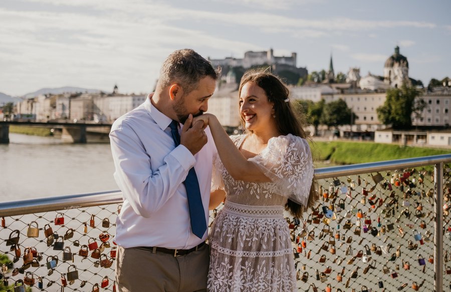 Photoshoot at Makartsteg Bridge, Salzburg — photo 3