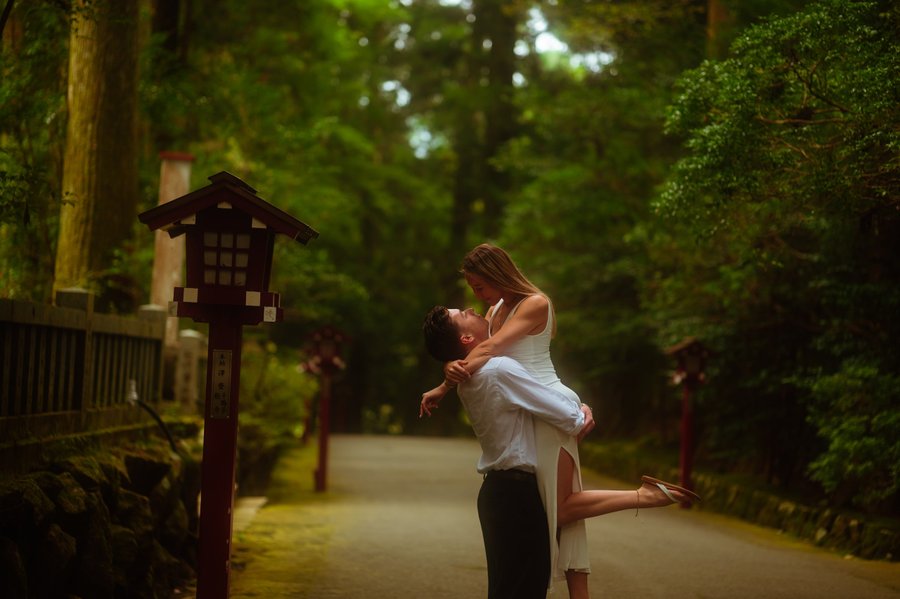 Romantic photoshoot at Lake Ashi / Moto-Hakone Waterfront — photo 3