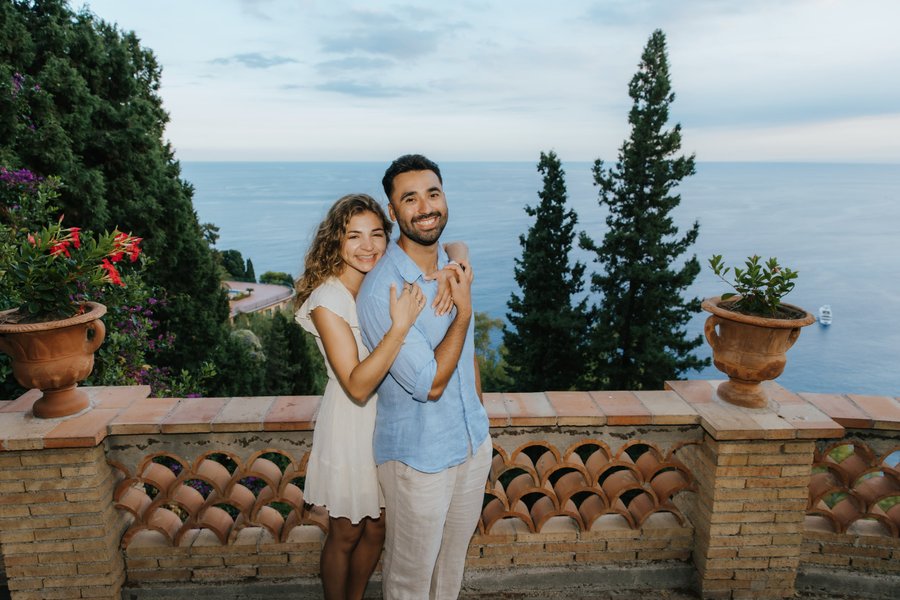 Romantic photoshoot in Taormina — photo 4