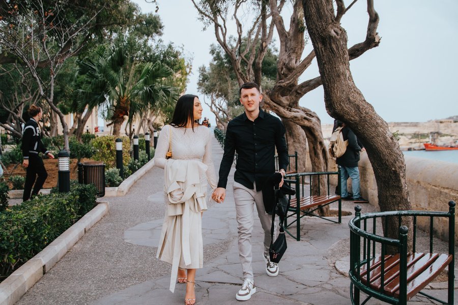 Romantic photoshoot in Valletta — photo 4