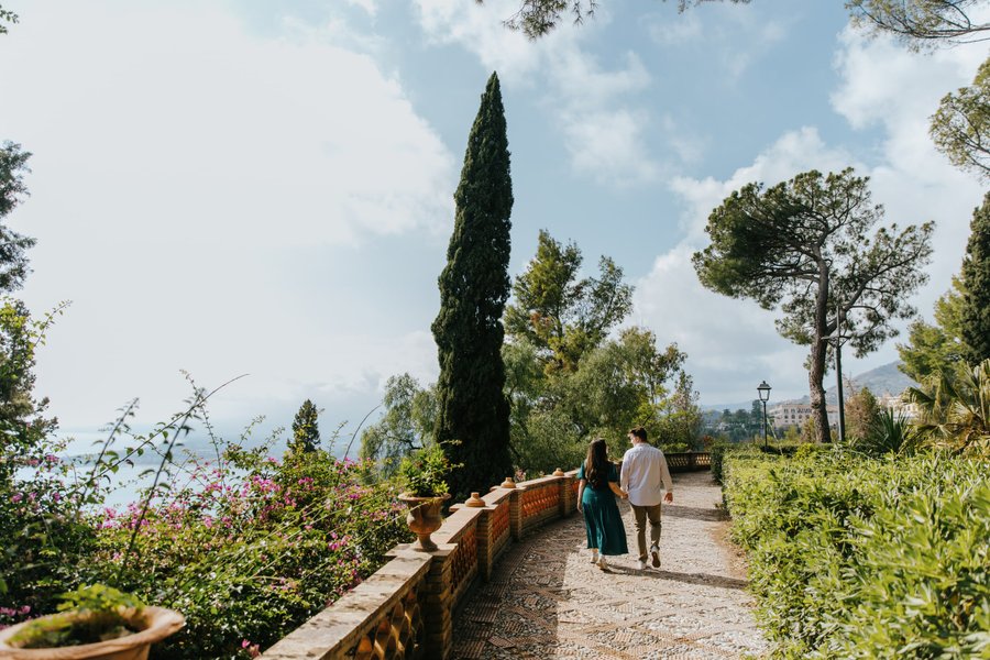 Romantic photoshoot in Taormina — photo 3