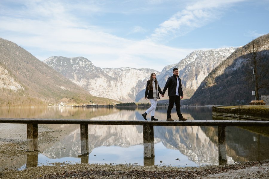 Photoshoot at Lakeside Pier at Am Hof, Hallstatt — photo 2