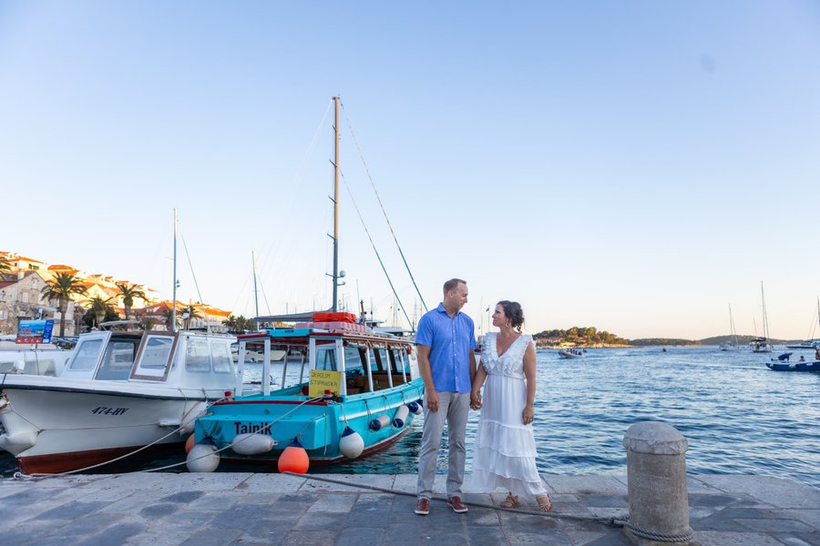 Romantic photoshoot at Hvar Riva — photo 6
