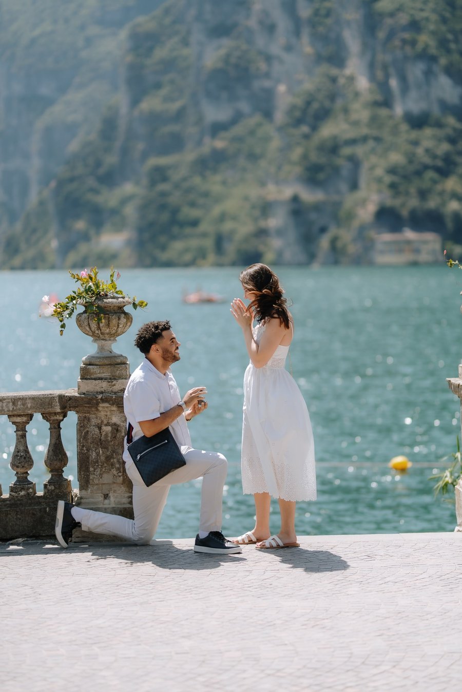 Proposal photoshoot at Lake Garda — photo 1