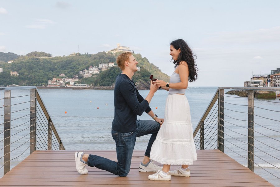 Romantic photoshoot in San Sebastián — photo 1
