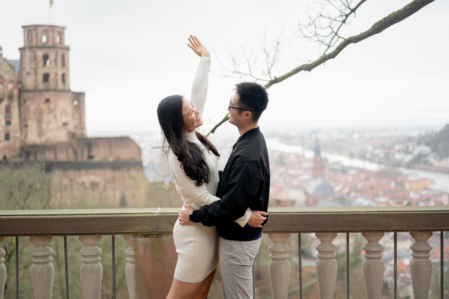 Romantic photoshoot at Heidelberg Castle — photo 2