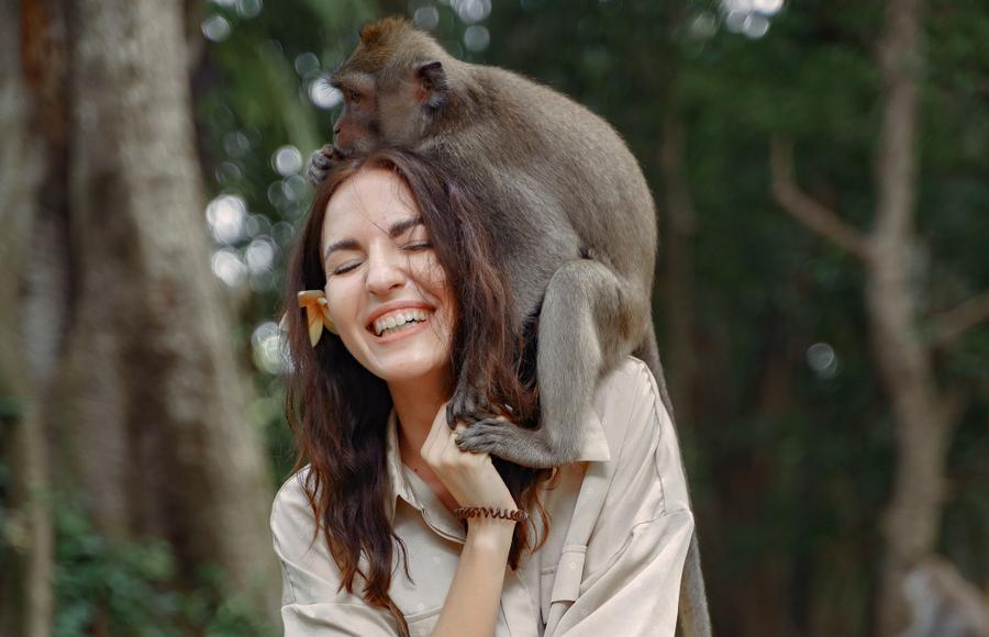 Professional photoshoot at Ubud Monkey Forest — photo 1